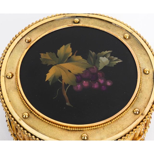 Antique Italian Ormolu and Pietra Dura Jewellery Casket, 1800s For Sale - Image 11 of 16