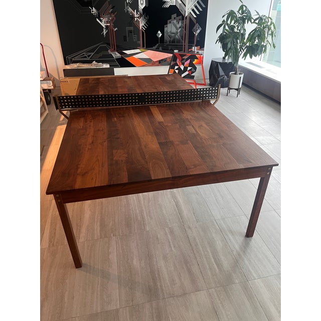 Contemporary BDDW Wooden Ping Pong Table For Sale - Image 3 of 5