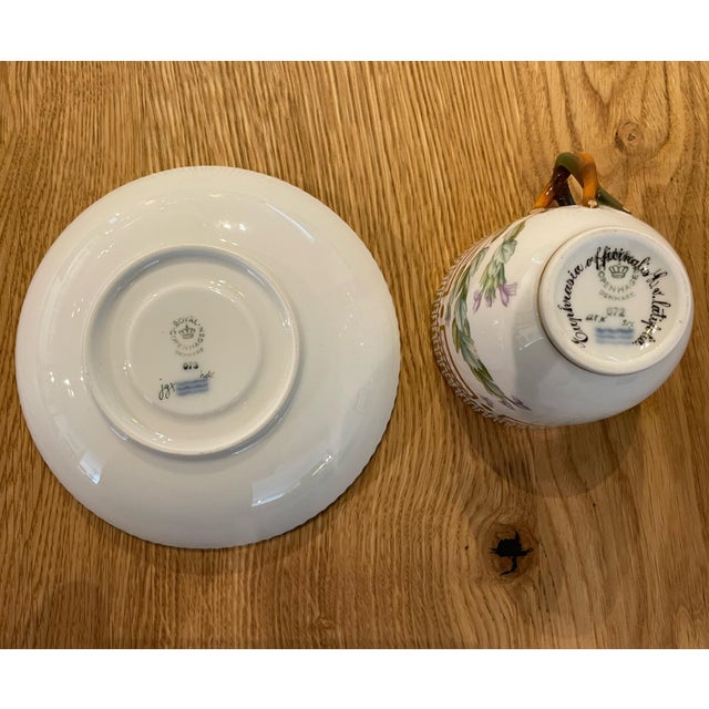 Flora Danica Cup and Saucer from Royal Copenhagen, 2010s, Set of 2, in Flawless conditions. Designed from 2000 This piece...