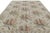Rug & Kilim Rug & Kilim’s Tudor Style Rug in White and Cream With Floral Patterns For Sale - Image 4 of 7