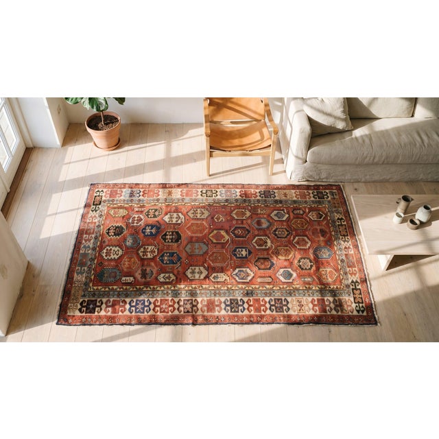 Antique Caucasian, Shirvan Rug For Sale - Image 11 of 11