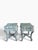 Pair of Ming Style Faux Jade Chinese Side Tables For Sale - Image 4 of 7