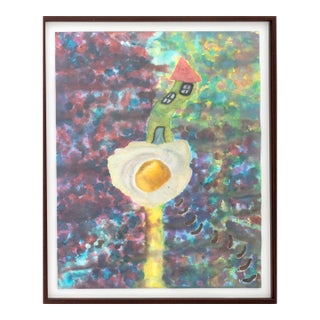 Jan Gatewood Fried Egg Mixed Media For Sale