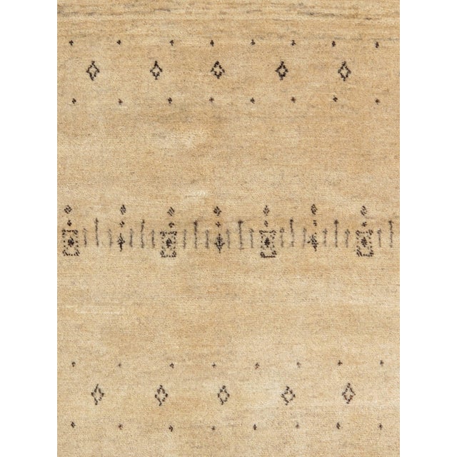 Vintage Hand-Knotted Persian Lori Gabbeh Rug 3'4" X 5' For Sale - Image 4 of 4