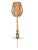 Rattan Floor Lamp in the style of Louis Sognot, France, 1950s For Sale - Image 15 of 15