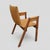 Mid-Century Modern Vintage Mid Century Modern Wooden Upholstered Arm Chair Desk Chair For Sale - Image 3 of 11