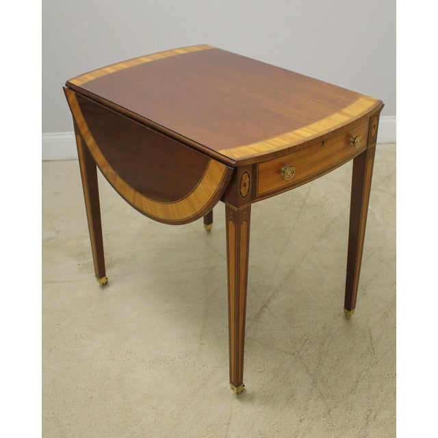 Century Furniture Century British National Trust Collection Pembroke Table For Sale - Image 4 of 12