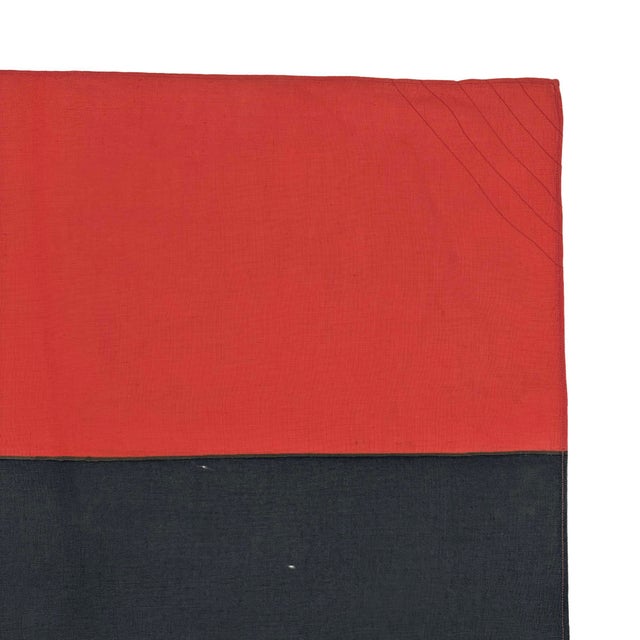 Textile Large Vintage Wool Flag of Libya For Sale - Image 7 of 7
