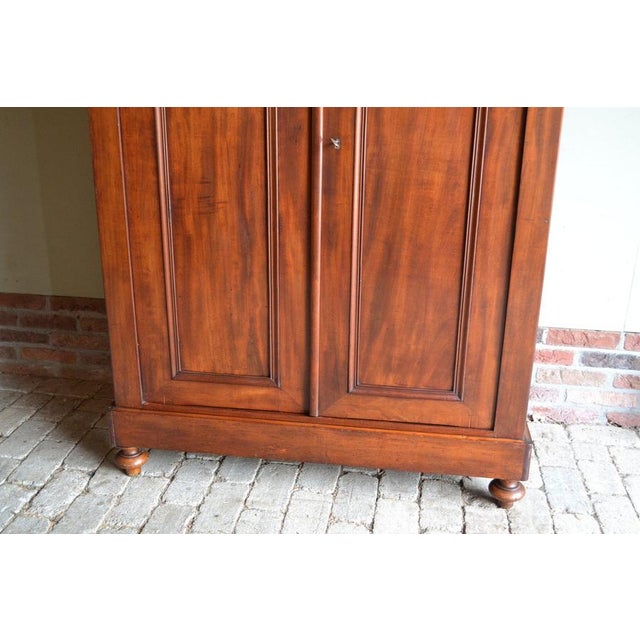 Antique Mahogany Girls Wardrobe For Sale - Image 4 of 10