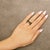 Early 21st Century Sterling Silver 1/2 Cttw Black and Blue Diamond Crossover Bypass Ring - Size 7 For Sale - Image 5 of 6