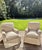 Pair of Clayton Lounge Chairs by Howard Chairs LTD With Custom Slipcovers For Sale - Image 10 of 18