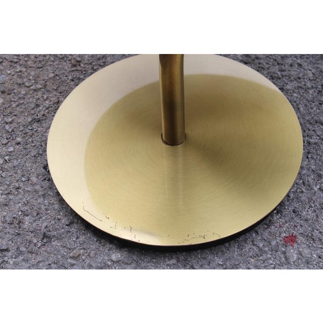 Brass and Acrylic Glass Table Lamp from Valenti Luce, 1970s For Sale - Image 4 of 9