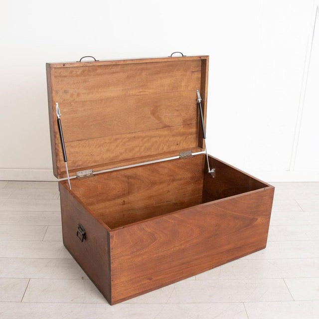 Air Cargo Packing Crate in East African Mahogany For Sale - Image 10 of 13