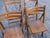 Vintage Folding Wooden Chairs, 1970s, Set of 4 For Sale - Image 10 of 11