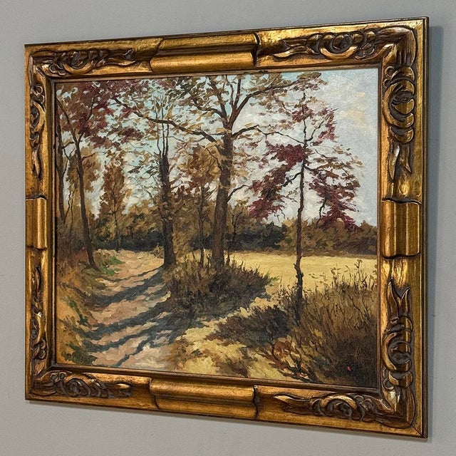 Framed Oil Painting on Canvas by Pierre Colson (1930-?) 'A Ray of Sunshine' For Sale In Dallas - Image 6 of 16