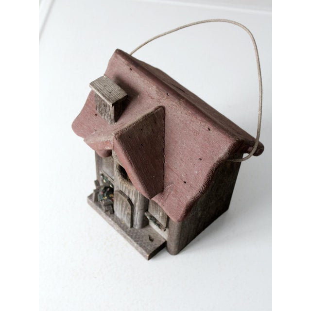 Wood Vintage Brian Marshall Birdhouse For Sale - Image 7 of 11