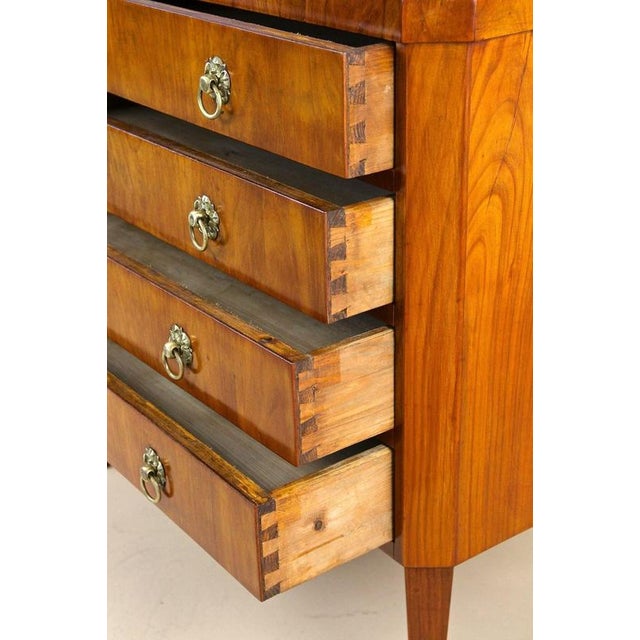 Austrian Biedermeier Cherrywood Chest of Drawers, 1830s For Sale - Image 6 of 15