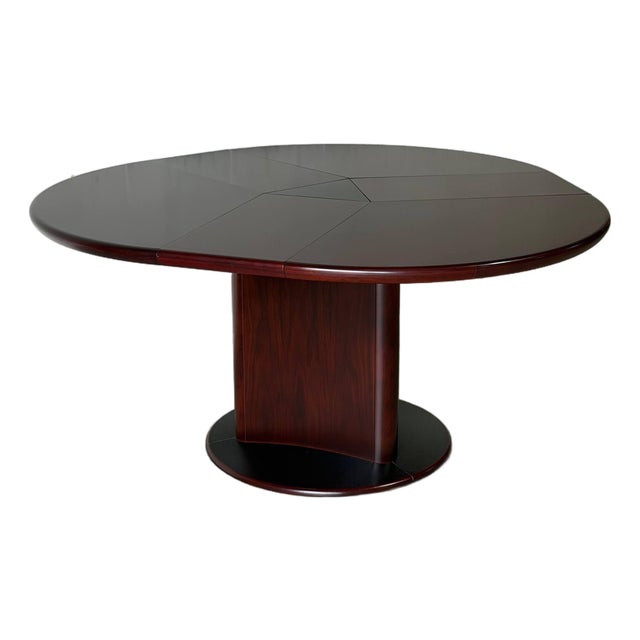 Skovby Rosewood Sm33 Extendable Dining Table Danish Mid-Century Modern 1980s For Sale
