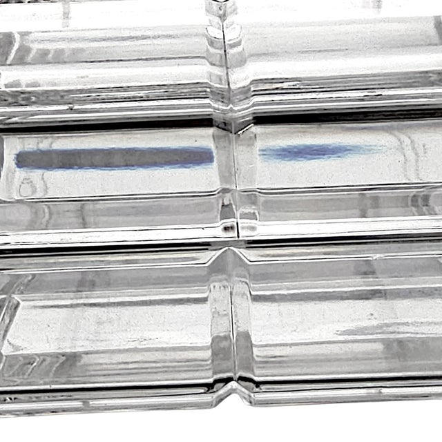 Late 20th Century Arnolfo Di Cambio Geometric Crystal Lidded Box, Italy For Sale - Image 15 of 16