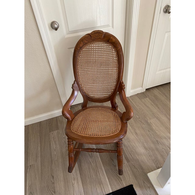 American Early 20th Century Craftsman Rocker Signed by Roycroft Artist For Sale - Image 3 of 3