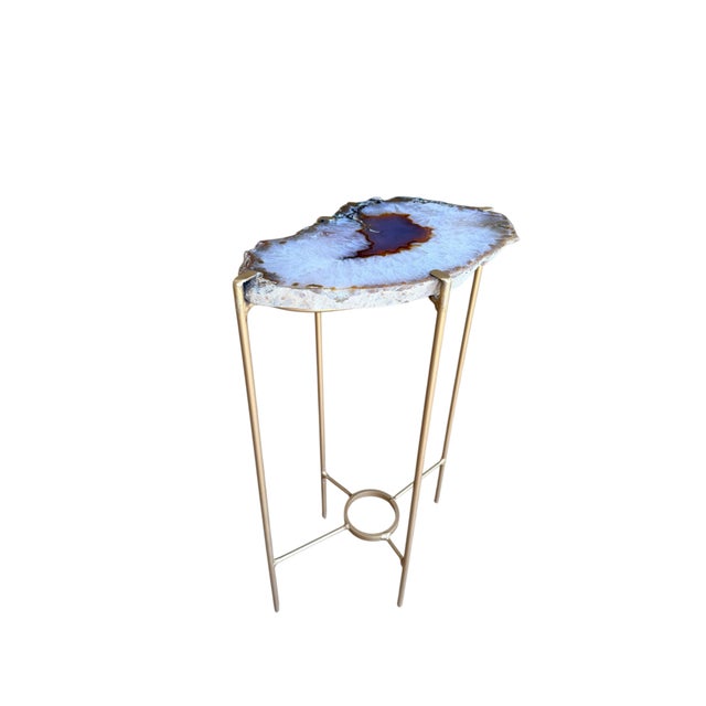 Modern Unusual Modern Handcrafted Drinks Table. For Sale - Image 3 of 6