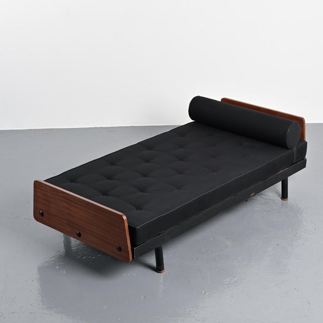 Scal Bed by Jean Prouvé for Steph Simon, 1960s For Sale - Image 6 of 15