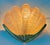 Pair Art Deco Shell Clam Shaped Pink Glass Brass Wall Sconce For Sale - Image 11 of 18