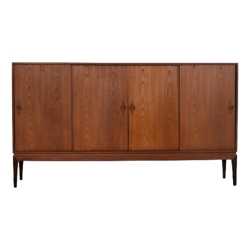 Vintage Danish Teak Sideboard, 1960s For Sale