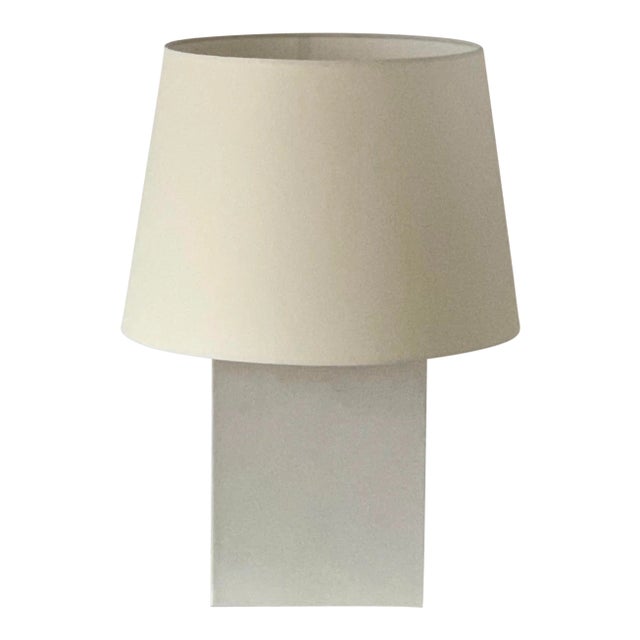 Large 'Bloc' Parchment Table Lamp by Design Frères For Sale
