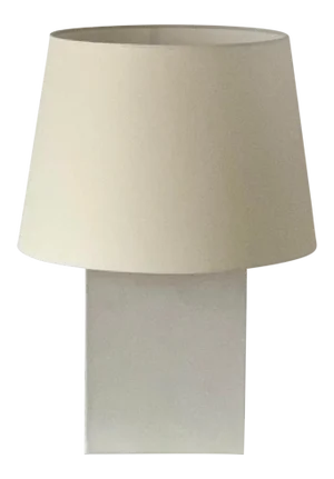 Large 'Bloc' Parchment Table Lamp by Design Frères