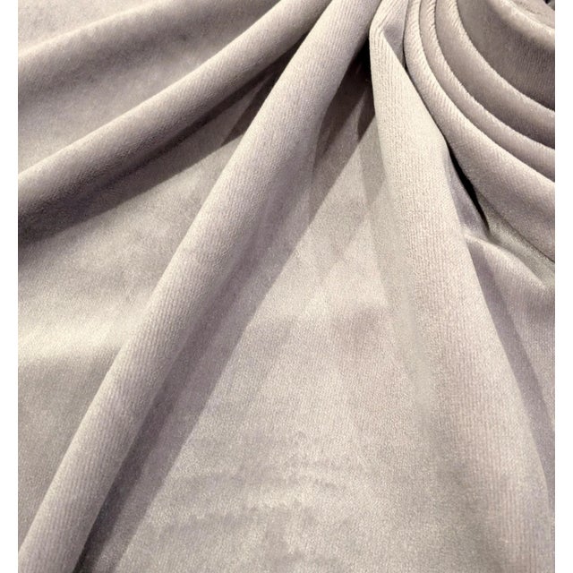 Pierre Frey Pierre Frey "Organzino" Vison Silk Blend Velvet- 4 Yards For Sale - Image 4 of 6