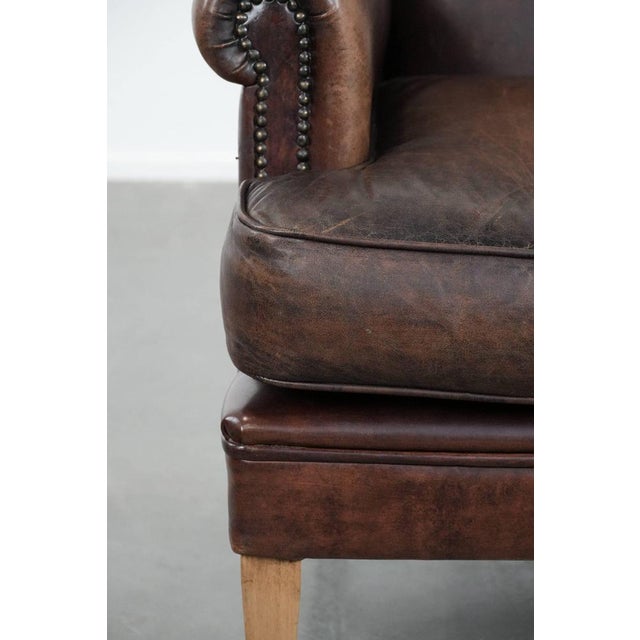 Vintage Armchair in Sheepskin For Sale - Image 12 of 17