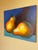 Contemporary Late 20th Century Expressionism Still Life "Pears" Original Oil Painting on Canvas For Sale - Image 3 of 12