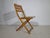 Vintage Garden Furniture Set in Wood, 1970s, Set of 3 For Sale - Image 6 of 11
