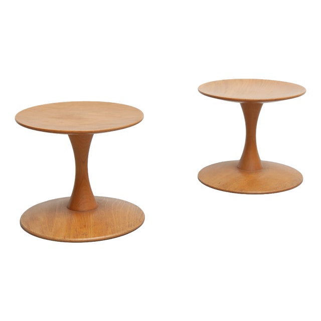 Stools by Nanna Ditzel for Kolds Sawmill, 1960s, Set of 2 For Sale
