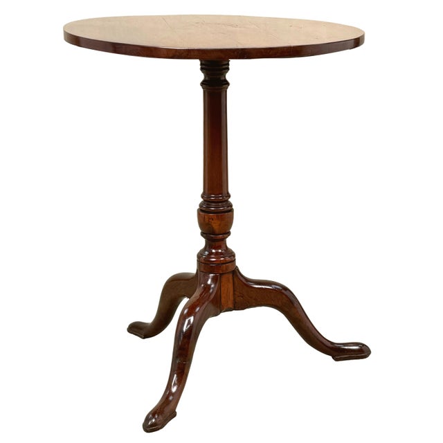 Georgian Yew Wood Tripod Table, 1750s For Sale - Image 12 of 12