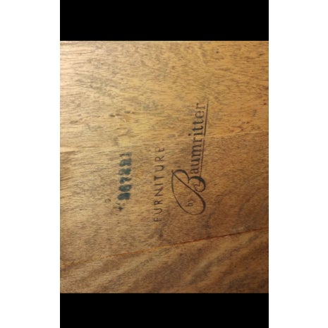 Bring timeless Early American charm to your home with this authentic Baumritter Furniture dough box coffee table, crafted...