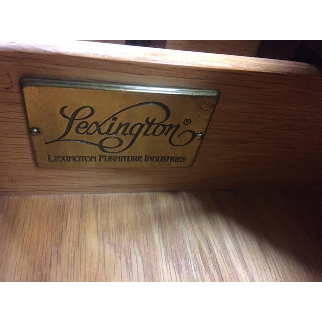 Vintage Nightstands, Mahogany Bedside Chests, Lexington Furniture, the Pair For Sale - Image 11 of 12
