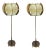 Mid-Century Modern Style Brass Finished Architectural Table Lamps - a Pair For Sale