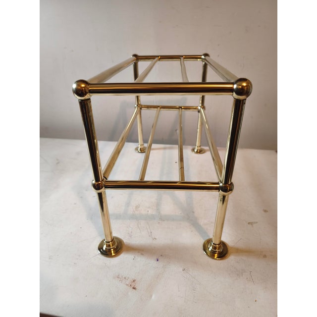 Vintage Shop Shelf in Bronze and Brass, 1900s, in Flawless conditions. Designed 1890 to 1919