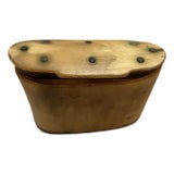 Antique Scottish Horn Snuffbox For Sale