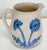 Antique McCoy Dandy Line Blue Daisy Design Stoneware For Sale - Image 9 of 13