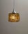 Mid-Century Modern Vintage Danish Swedish Amber Glass Lamp attributed to Orrefors For Sale - Image 3 of 4