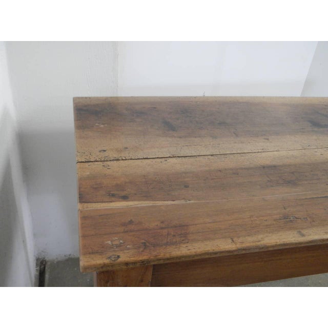 Mid-Century Modern Walnut Wood Table, 1950s For Sale - Image 3 of 11