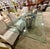 Attributed to Curtis Jeré Trefoil Dining Table With Glass Top For Sale In Las Vegas - Image 6 of 7