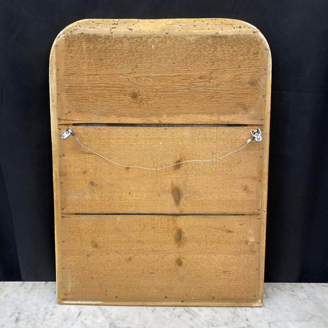 Gold French Gold Wall Mirror Louis Philippe Gold Leaf Giltwood 19th Century For Sale - Image 8 of 8