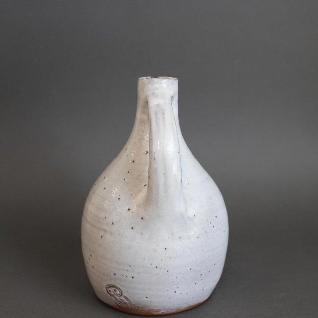 Mid-Century French Ceramic Pitcher by Pierlot, 1960s For Sale - Image 4 of 14
