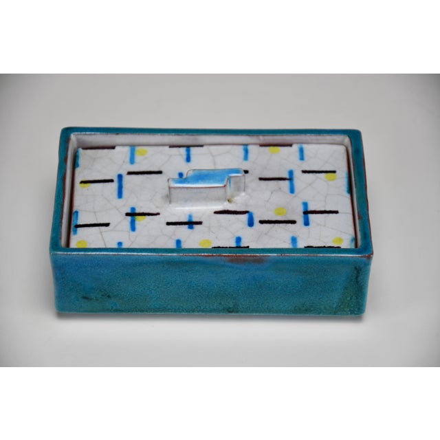 Bauhaus Ceramic Zuckerdose Box by Uffrecht & Co., Neuhaldensleben, 1930 For Sale - Image 13 of 14