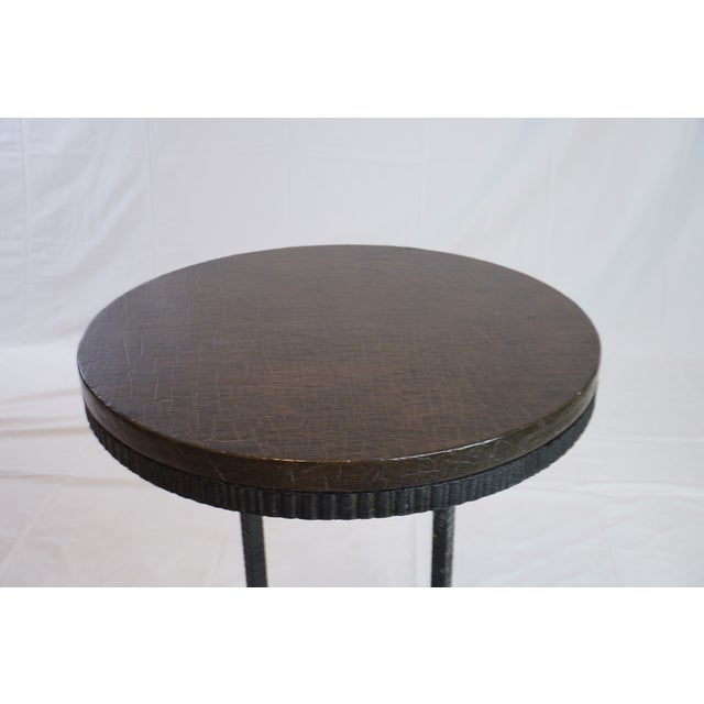 Gregorius Pineo Triola Hand-Forged Iron Base Table For Sale - Image 9 of 10