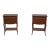 Pair of Vintage Louis XV Style Marquetry Side Tables Nightstands For Sale